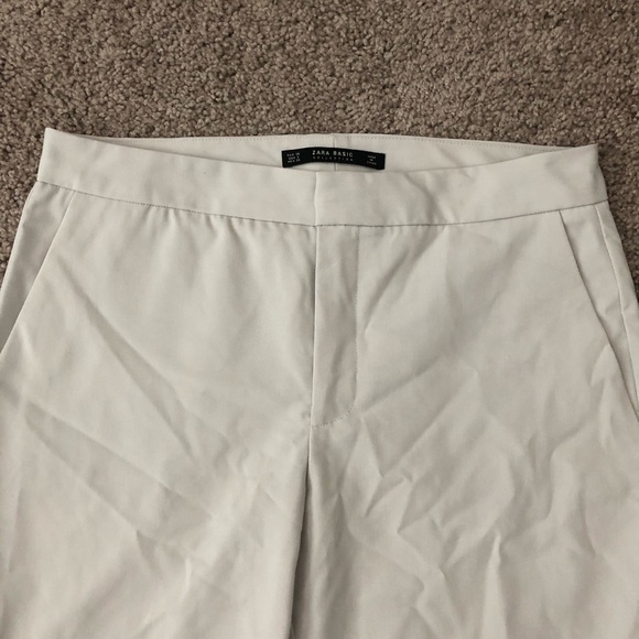 Zara Basic Cropped Trouser Pants - Picture 5 of 9